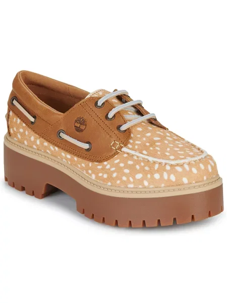 Pantofi Timberland streetstyle cu strasuri maro