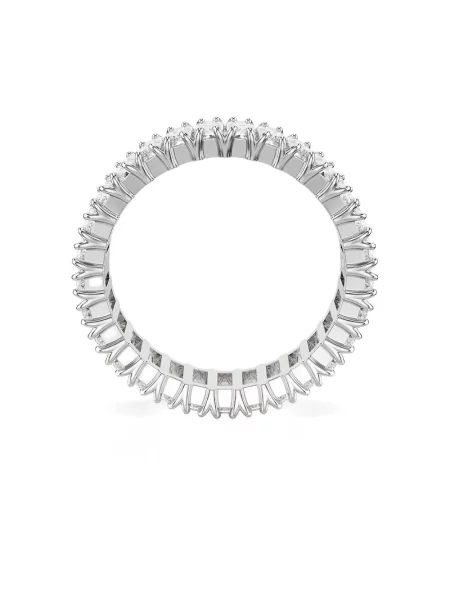 Inel Swarovski argintiu
