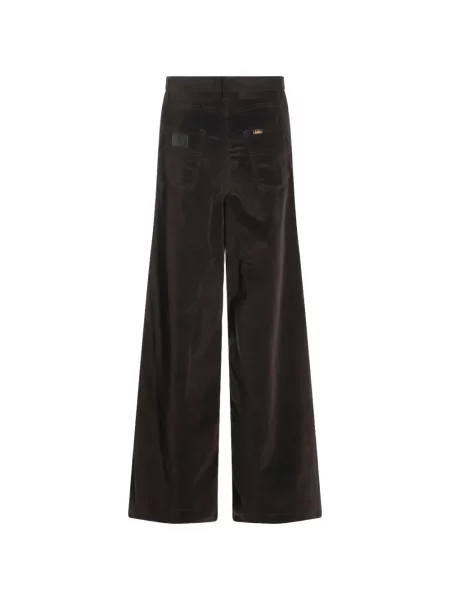 Pantaloni Lois Jeans de catifea cord maro