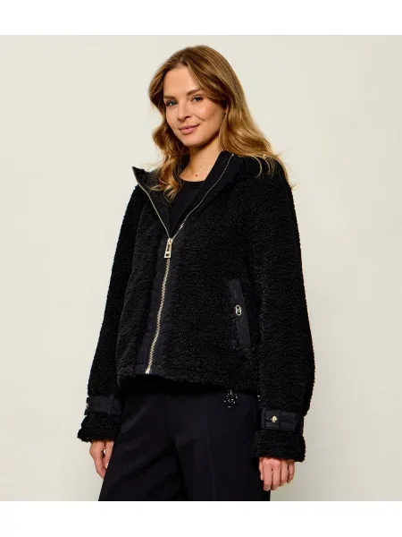 Hanorac din fleece Liu Jo Sport din fleece negru