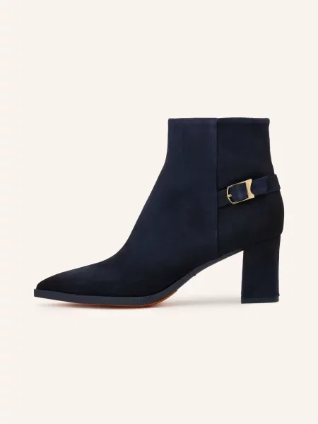 Santoni Botki Elly blau granatowe