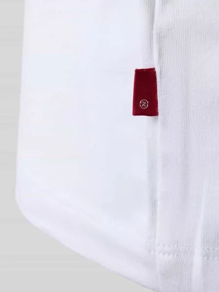 T-shirt o kroju regular fit z czystej bawełny w zestaw 3 szt. model SOLID' Levi's biała
