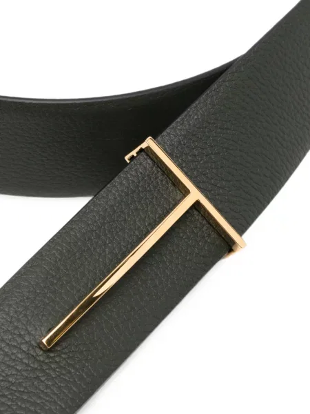 Cu centură reversibil curea Tom Ford cu cataramă negru