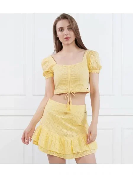 Pepe Jeans London Bluză PHILANA galben