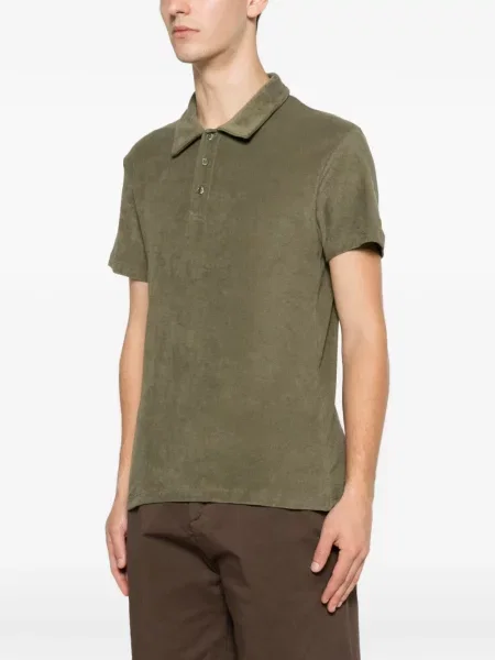 Scurt tricou polo Anonym Apparel maro