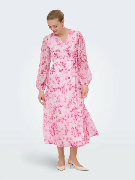 ONLY Rochie ONLMIRIAM roz / roz deschis alb