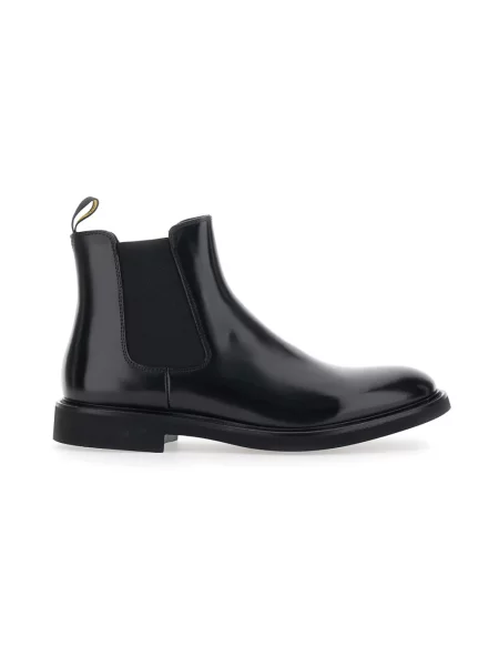 Buty do kostki Doucal's skórzane czarne