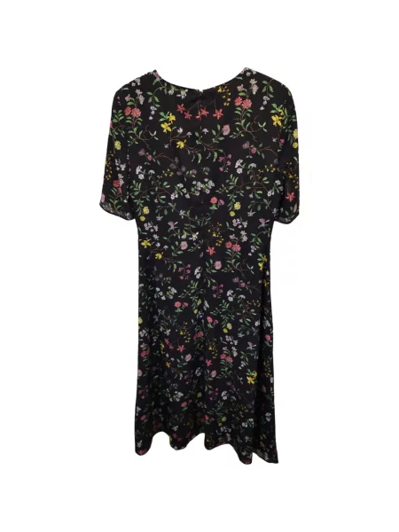 Rochie Altuzarra cu model floral cu imagine de costum negru
