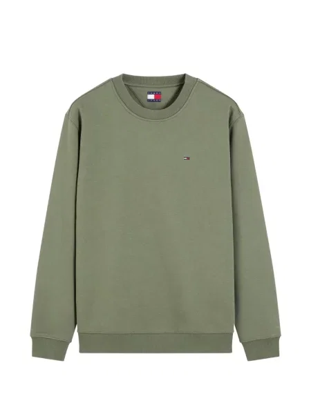 Hanorac Tommy Hilfiger cu broderie verde