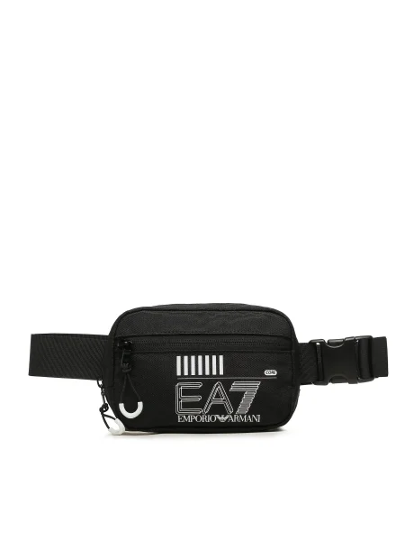 Чанта Emporio Armani Unisex Small Pouch Bag Black/ White Logo Universal бяло