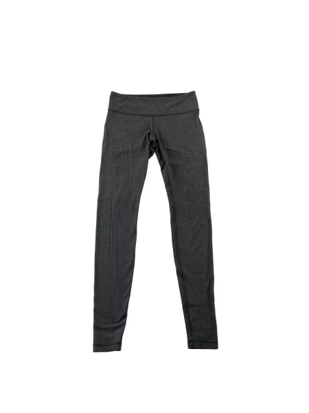 Second life Legginsy Lululemon Wunder Under z niskim stanem Jak nowy czarne
