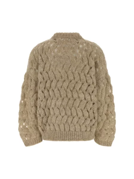 Sweter Brunello Cucinelli beżowy