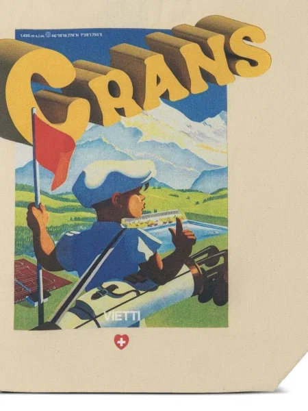 Geantă shopper Vietti Merchandise cu imagine