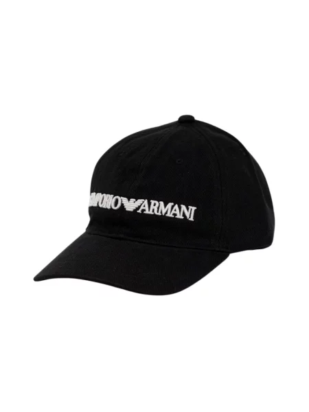 Emporio Armani Czapka z aplikacją czarny