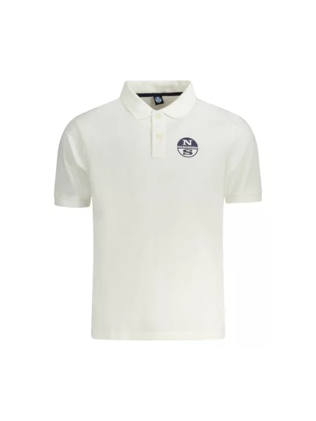 Koszulka polo North Sails z krótkim rękawem klasyczna biała