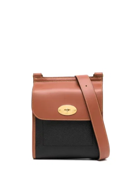 Kožená malá kožená taška Mulberry černá