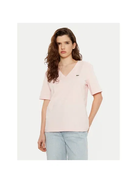 Lacoste T-shirt ružičasta