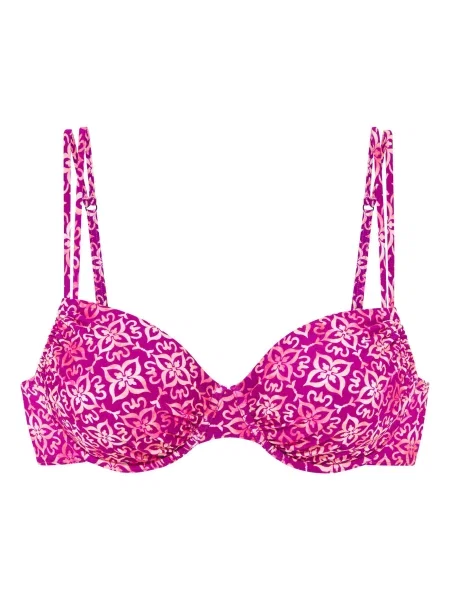 VIVANCE by LASCANA Sutien costum de baie roz / roșu-violet roșu