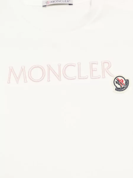 Koszulka dziecięca Moncler Enfant biała