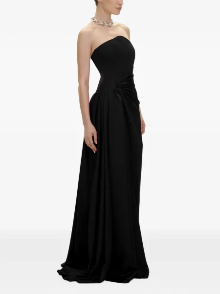 Rochie maxi V:pm Atelier fără bretele negru