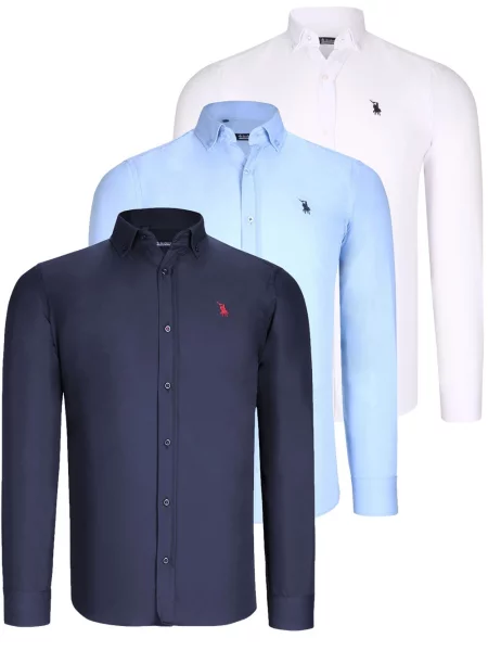 Риза Dewberry синьо