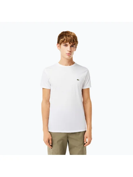 Мъжка тениска Lacoste white бяло