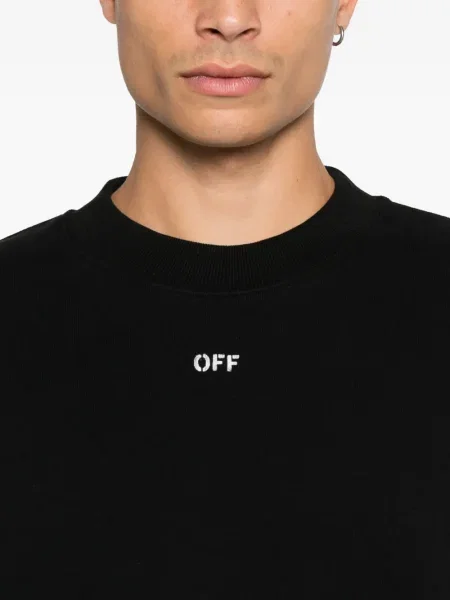 Hanorac Off-white cu imagine alb