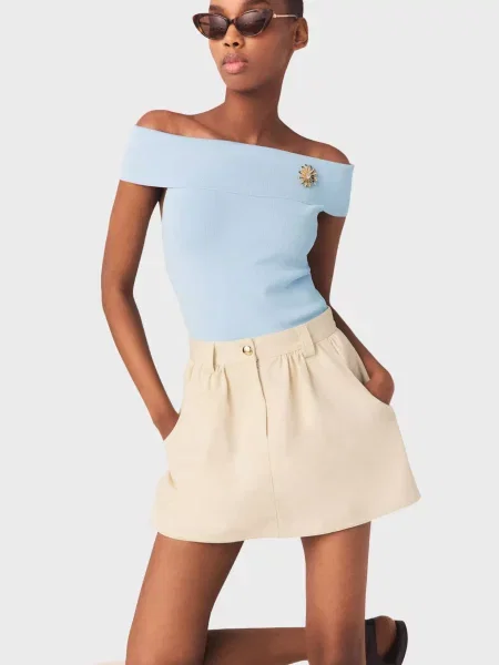 Спідниця-шорти Maje бежева