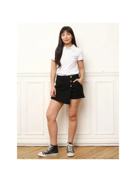 Top La Modeuse alb