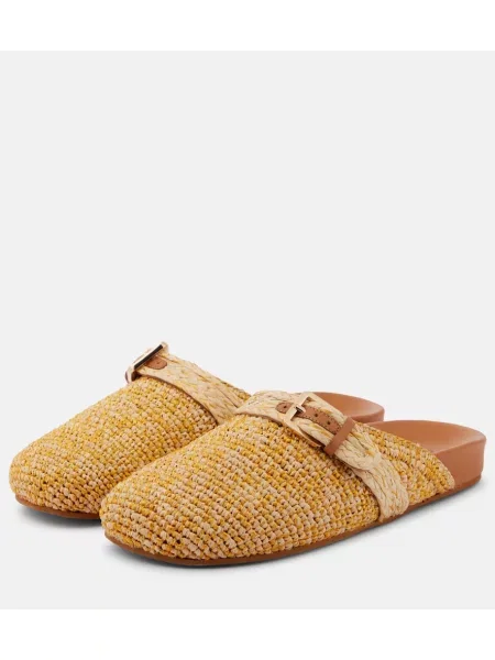Papuci tip mules Clergerie bej
