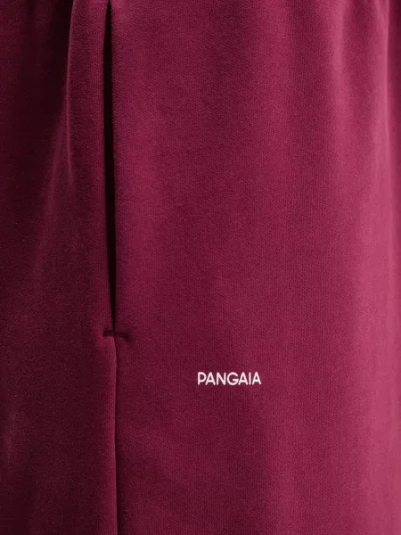 Спортивні штани Pangaia однотонні бордовий