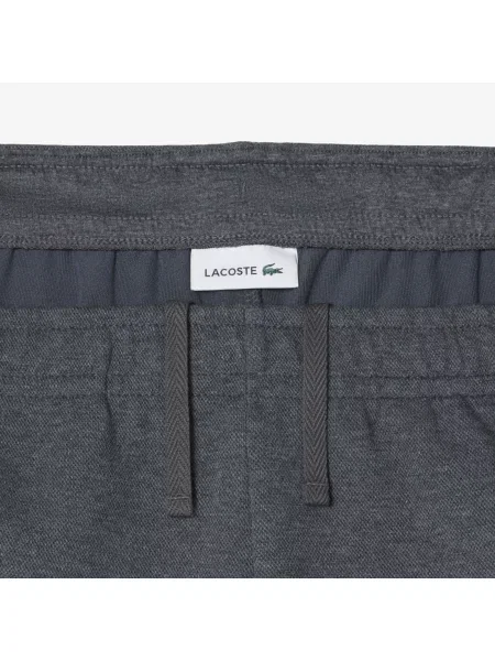 Lacoste Spodnie Dresowe Straight Fit Ciemnoszare szary