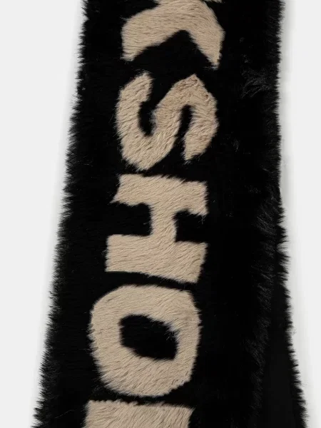 Κασκόλ 'Anti-Gauguin' Faux Fur μαύρο