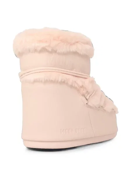 Botine Moon Boot cu blană roz