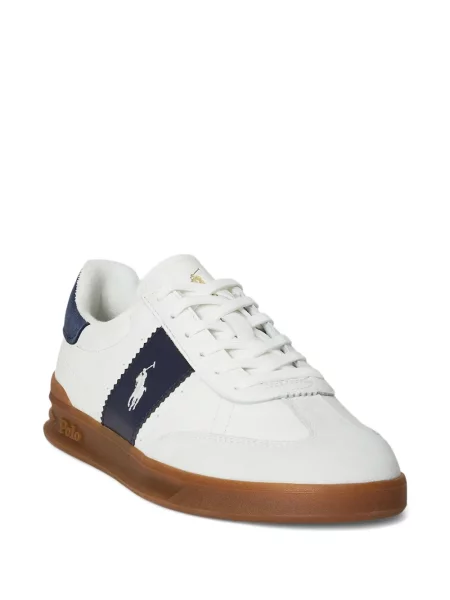 Μικρός κασκέτο Polo Ralph Lauren με χαμηλή μέση υφαίνω διαγωνίως πράσινο