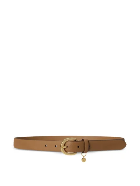 Cu centură curea Lauren Ralph Lauren din piele maro
