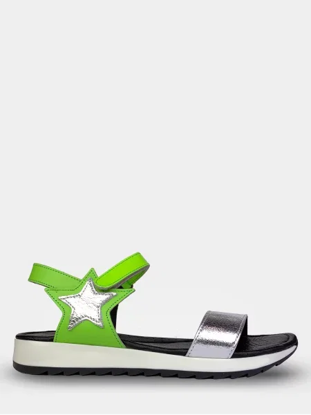 Сандалії EVIE салатовий замша/нейлон