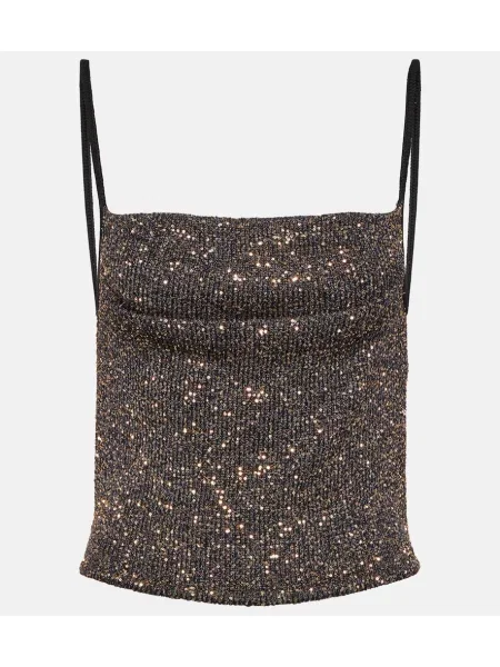 Cropp top Altuzarra tricotate negru