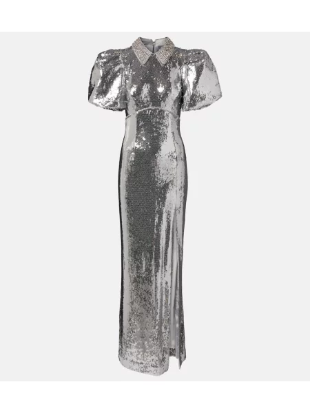 Rochie Rebecca Vallance argintiu