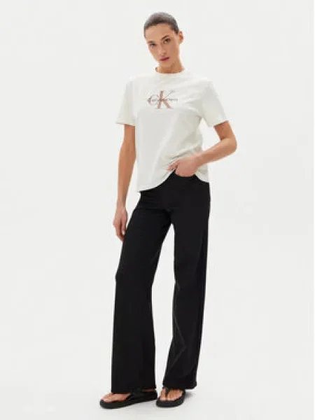 Tričko Calvin Klein Jeans bílé