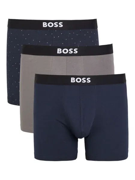Boxeri Boss cu autograf albastru