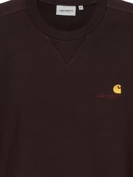 Hanorac Carhartt Wip cu broderie maro