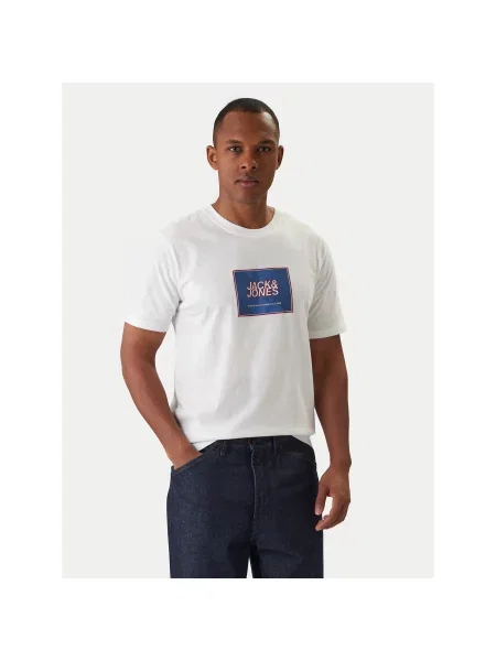 Футболка Jack & Jones с круглым вырезом белая