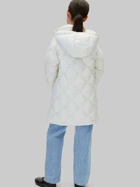 Calvin Klein Jeans дълго яке за деца бежово