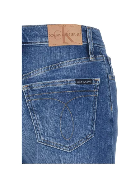 Pantaloni Calvin Klein Jeans albastru