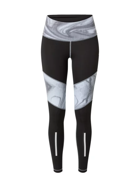 PUMA Športne hlače svetlo siva črna