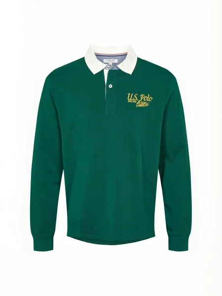 U.S. POLO ASSN. Cămașă UMDerry verde