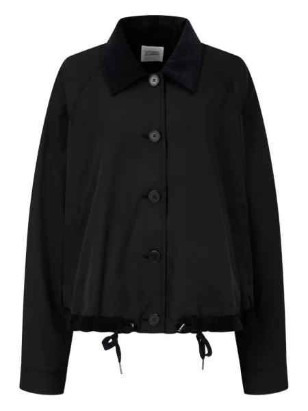 Geacă bomber Studio Tomboy de catifea cord negru