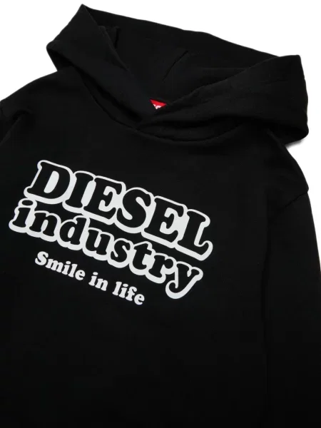 Bluza z kapturem dziecięca Diesel czarna