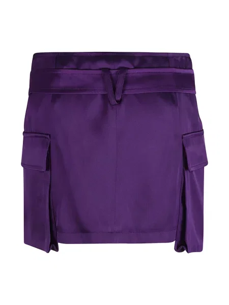 Spódnica mini Versace fioletowa